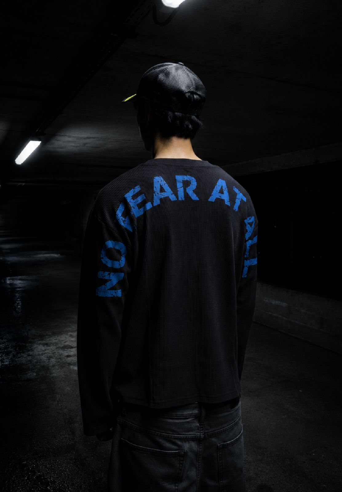 "No Fear At All" Waffle Tee- Combo