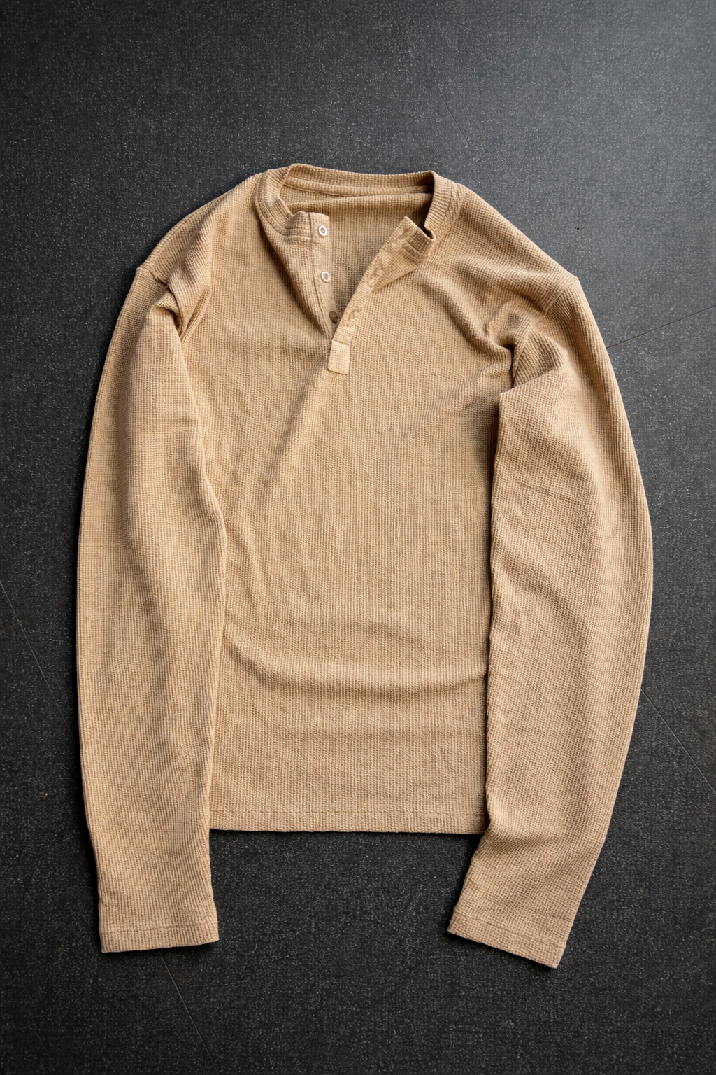 Easy Vibe Henley- Beige