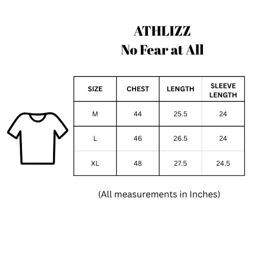 "No Fear At All" Waffle Tee- Combo