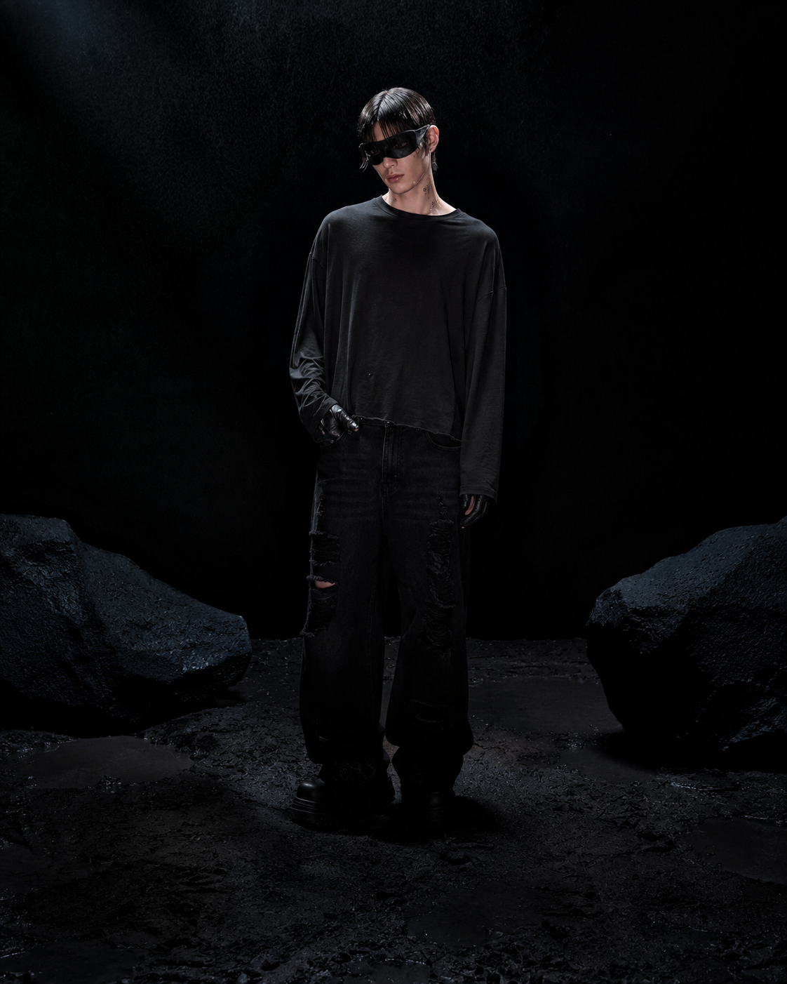 Slub- Black