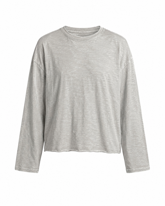 Slub- Acid Wash Gray