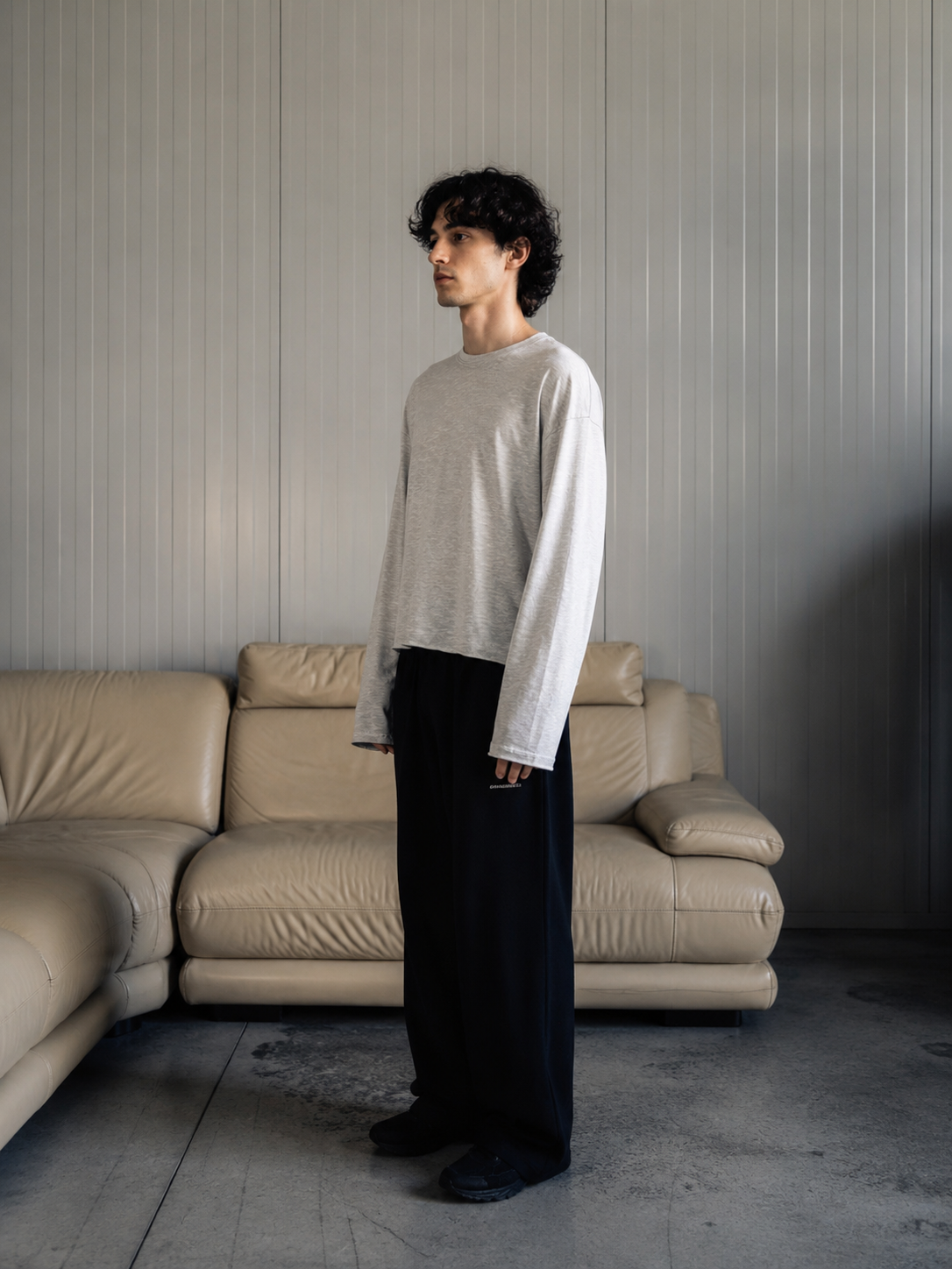Slub- Acid Wash Gray