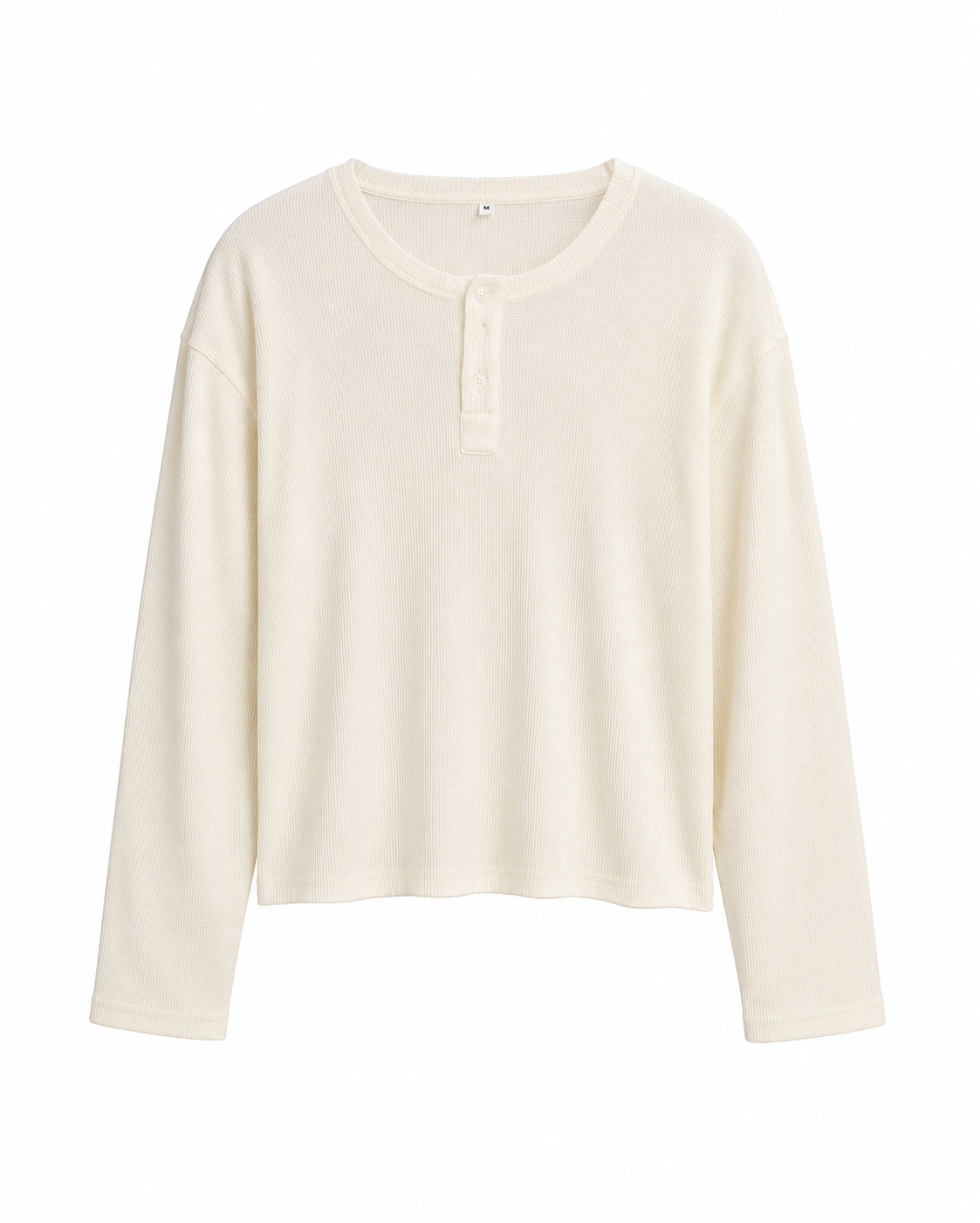 Easy Vibe Henley- Off-White