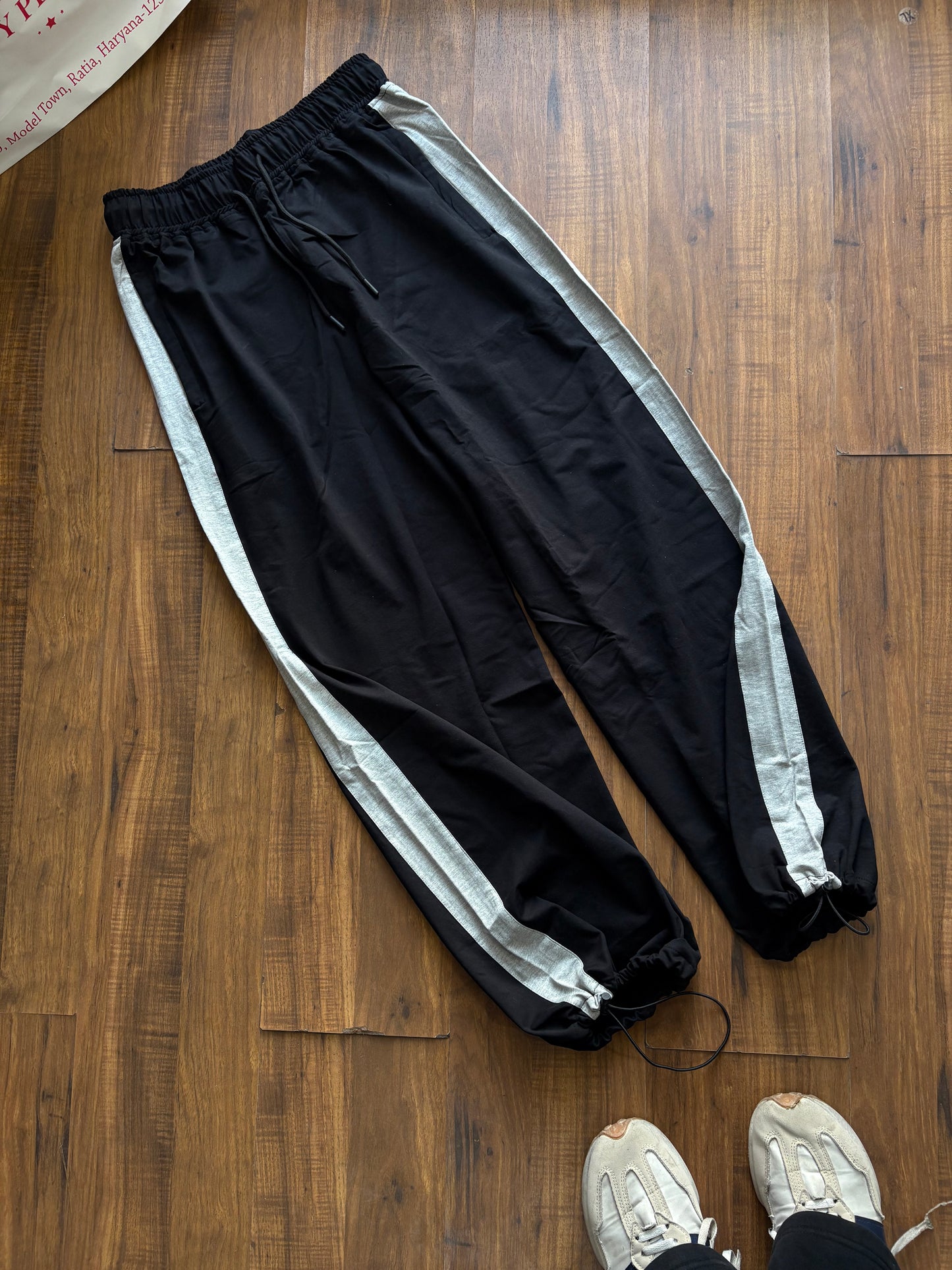 Midnight Black Cotton Trouser