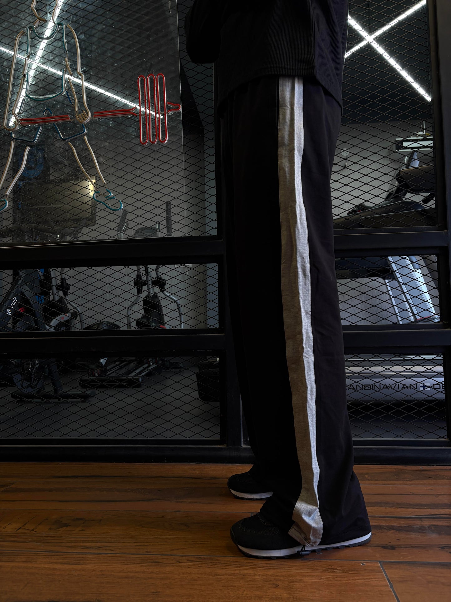 Midnight Black Cotton Trouser