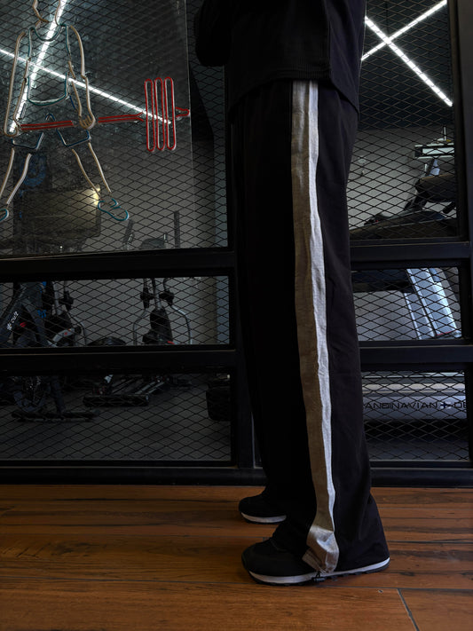 Midnight Black Cotton Trouser